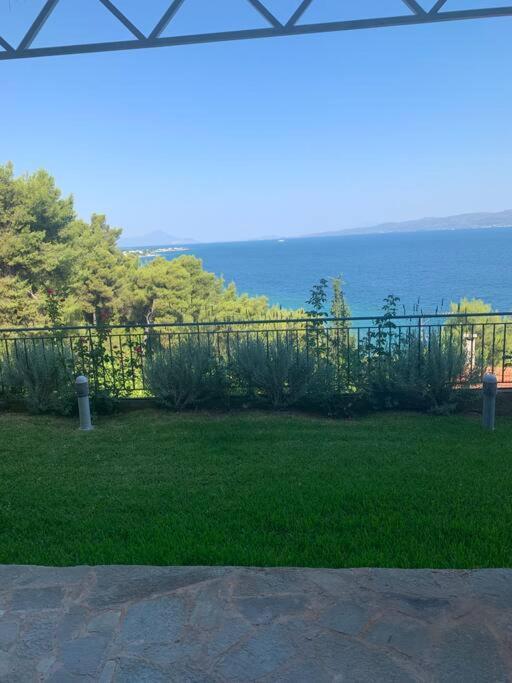 Amfiteatrico Sea View - Kalamos Attiki Apartment Markopoulon Oropou Ngoại thất bức ảnh